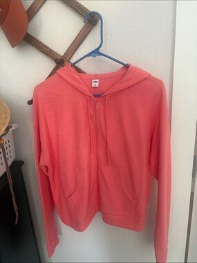 Old Navy Coral Hoodie Sweatshirt. Never Worn. Brand new.  Full zip
